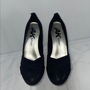 Anne Klein Sport | Shoes | Anne Klein Black Guardian Pump Heels | Poshmark